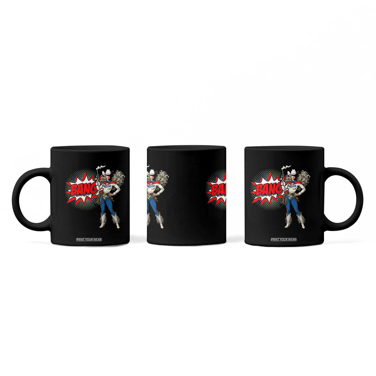 Funny Bang Cowgirl Coffee Mug Western Country Music Cowboy Rodeo TS14 Print Your Wear