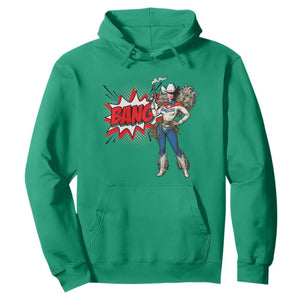 Funny Bang Cowgirl Hoodie Western Country Music Cowboy Rodeo TS14 Irish Green Print Your Wear