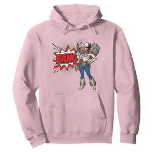 Funny Bang Cowgirl Hoodie Western Country Music Cowboy Rodeo TS14 Light Pink Print Your Wear