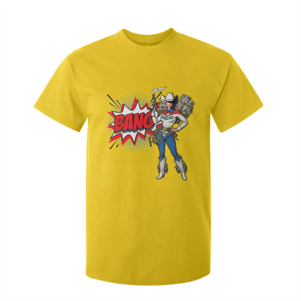 Funny Bang Cowgirl T Shirt For Kid Western Country Music Cowboy Rodeo TS14 Daisy Print Your Wear