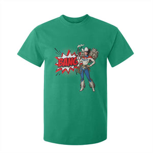 Funny Bang Cowgirl T Shirt For Kid Western Country Music Cowboy Rodeo TS14 Irish Green Print Your Wear