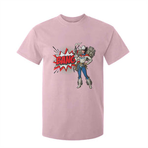 Funny Bang Cowgirl T Shirt For Kid Western Country Music Cowboy Rodeo TS14 Light Pink Print Your Wear