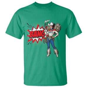 Funny Bang Cowgirl T Shirt Western Country Music Cowboy Rodeo TS14 Irish Green Print Your Wear