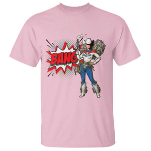 Funny Bang Cowgirl T Shirt Western Country Music Cowboy Rodeo TS14 Light Pink Print Your Wear