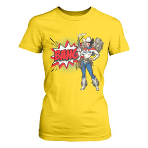 Funny Bang Cowgirl T Shirt For Women Western Country Music Cowboy Rodeo TS14 Daisy Print Your Wear