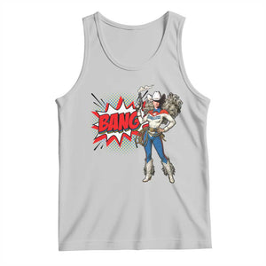 Funny Bang Cowgirl Tank Top Western Country Music Cowboy Rodeo TS14 Ash Print Your Wear