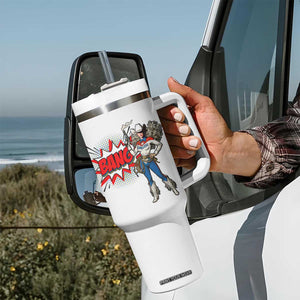 Funny Bang Cowgirl Tumbler With Handle Western Country Music Cowboy Rodeo TS14 Print Your Wear