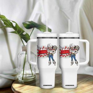 Funny Bang Cowgirl Tumbler With Handle Western Country Music Cowboy Rodeo TS14 Print Your Wear