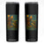 Funny Otter Drinking Beer Skinny Tumbler Van Gogh Starry Night TS14 Black Print Your Wear