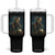 Funny Cat Soccer Ball Tumbler With Handle Cute Kitty Football Player Lover TS14 One Size: 40 oz Black Print Your Wear