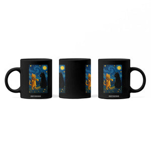 Cat Starry Night Coffee Mug Van Gogh Violin Kitty Lover TS14 Print Your Wear