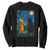 Cat Starry Night Sweatshirt Van Gogh Violin Kitty Lover TS14 Black Print Your Wear
