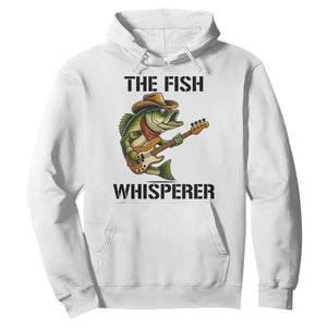 Funny Bass Fishing Hoodie The Fish Whisperer Fisherman Humor TS14 White Print Your Wear