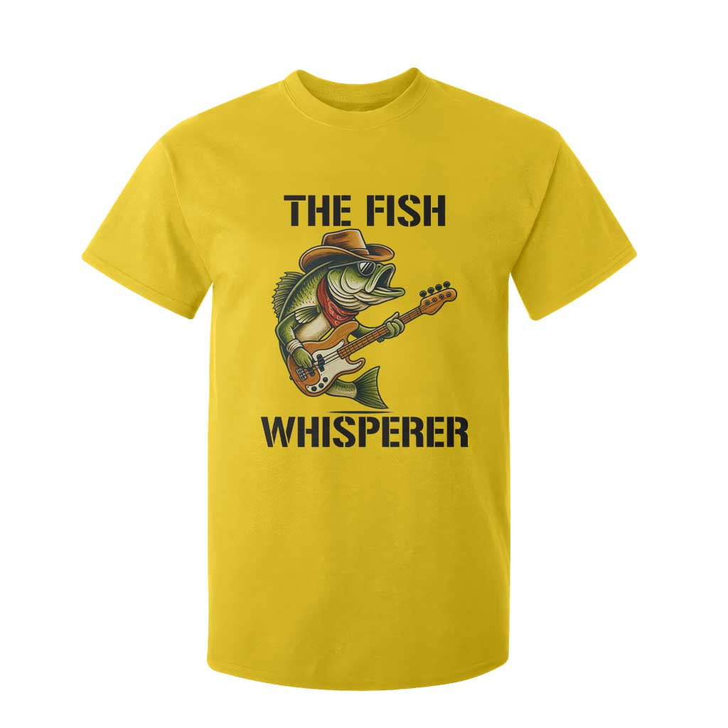 Funny Bass Fishing T Shirt For Kid The Fish Whisperer Fisherman Humor TS14 Daisy Print Your Wear