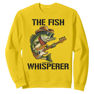 Funny Bass Fishing Sweatshirt The Fish Whisperer Fisherman Humor TS14 Daisy Print Your Wear