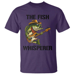 Funny Bass Fishing T Shirt The Fish Whisperer Fisherman Humor TS14 Purple Print Your Wear