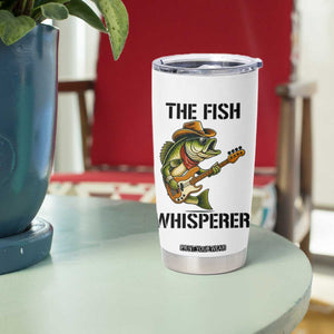 Funny Bass Fishing Tumbler Cup The Fish Whisperer Fisherman Humor TS14 Print Your Wear