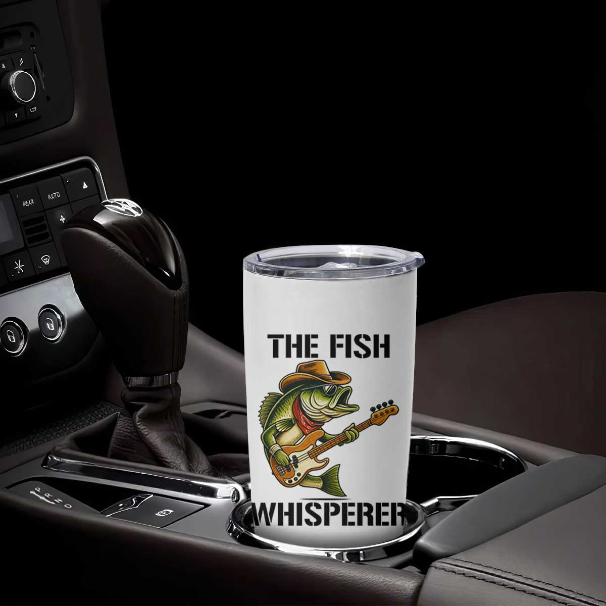 Funny Bass Fishing Tumbler Cup The Fish Whisperer Fisherman Humor TS14 Print Your Wear