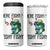 Funny Bass Fish 4 in 1 Can Cooler Tumbler Here Fishy Fishy Fisherman Fishing Lover TS14 One Size: 16 oz White Print Your Wear
