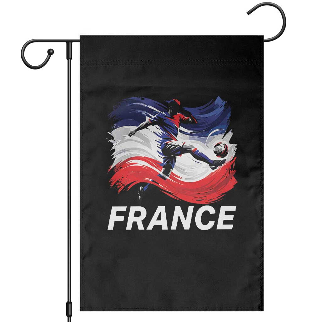 France Soccer Football Fan French Flag Garden Flag TS14 Black Print Your Wear