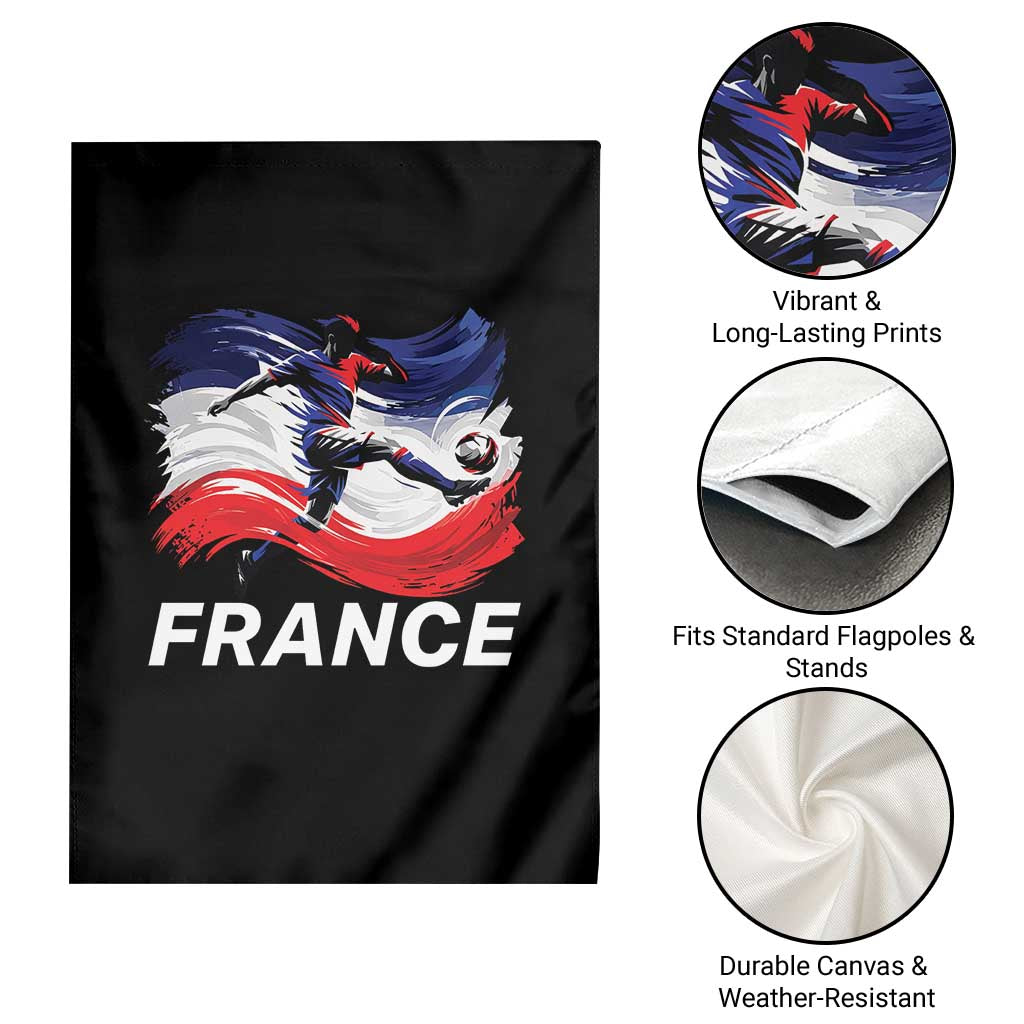 France Soccer Football Fan French Flag Garden Flag TS14 Print Your Wear
