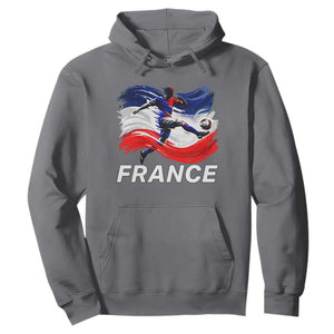 France Soccer Football Fan French Flag Hoodie TS14 Charcoal Print Your Wear