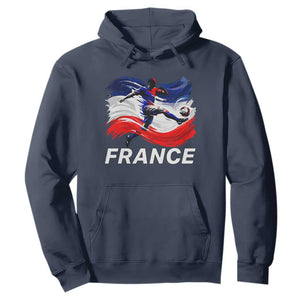 France Soccer Football Fan French Flag Hoodie TS14 Navy Print Your Wear