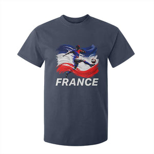 France Soccer Football Fan French Flag T Shirt For Kid TS14 Navy Print Your Wear