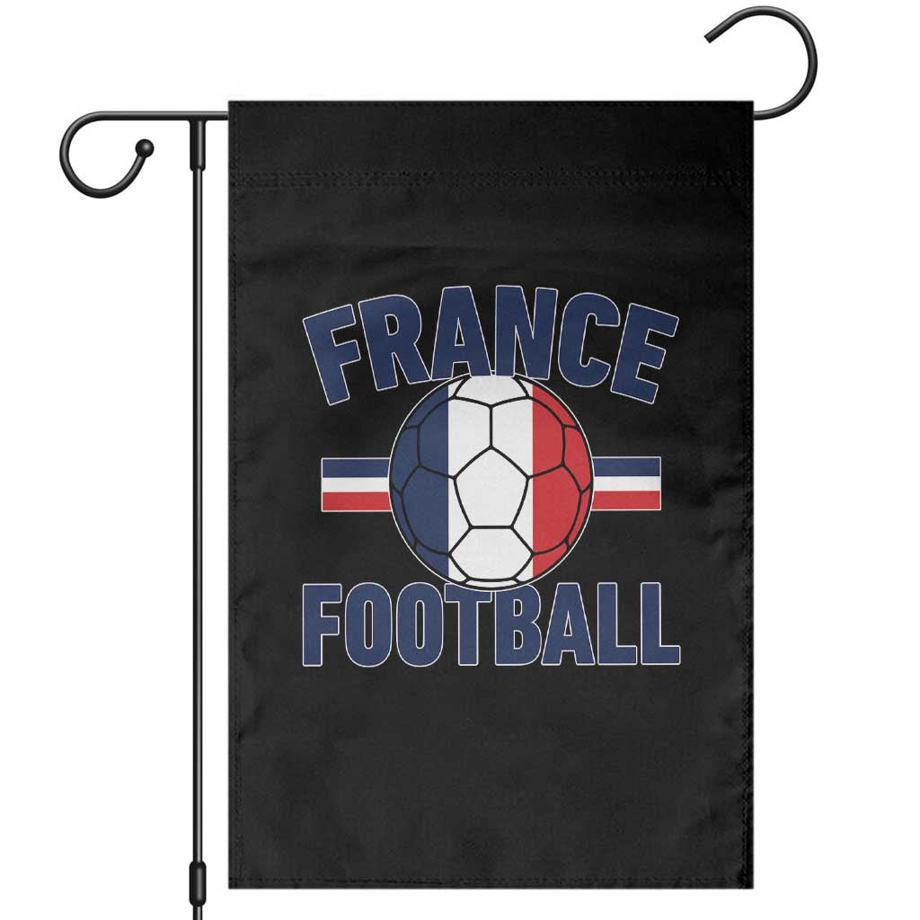 French Flag France Soccer Football Fan Garden Flag TS14 Black Print Your Wear