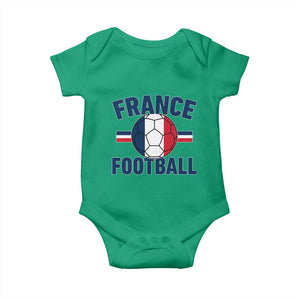 French Flag France Soccer Football Fan Baby Onesie TS14 Irish Green Print Your Wear