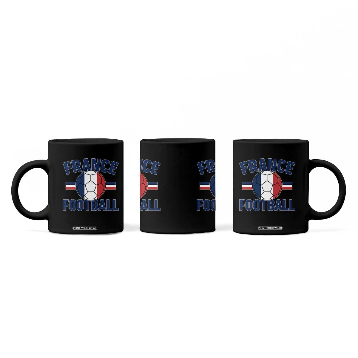 French Flag France Soccer Football Fan Coffee Mug TS14 Print Your Wear