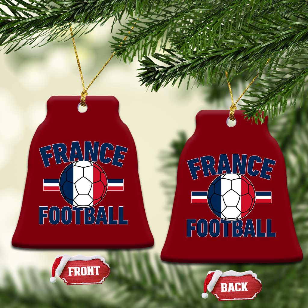 French Flag France Soccer Football Fan Ceramic Ornament TS14 Print Your Wear