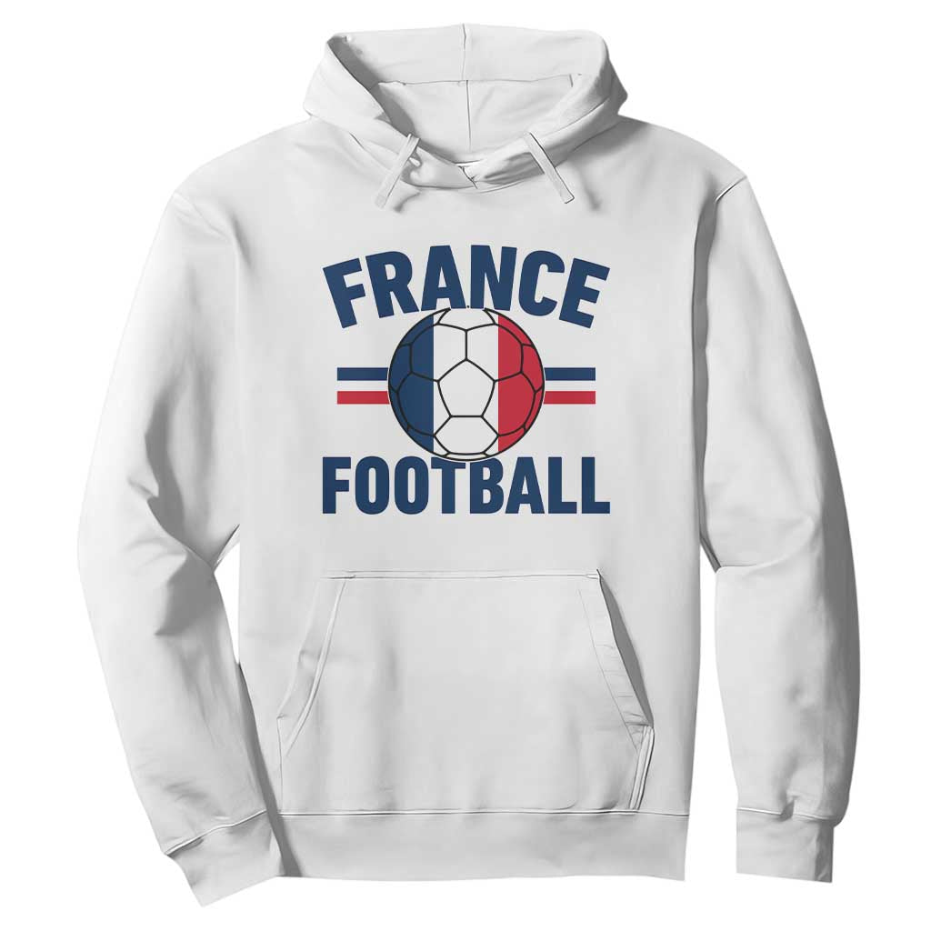 French Flag France Soccer Football Fan Hoodie TS14 White Print Your Wear