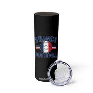 French Flag France Soccer Football Fan Skinny Tumbler TS14 Print Your Wear