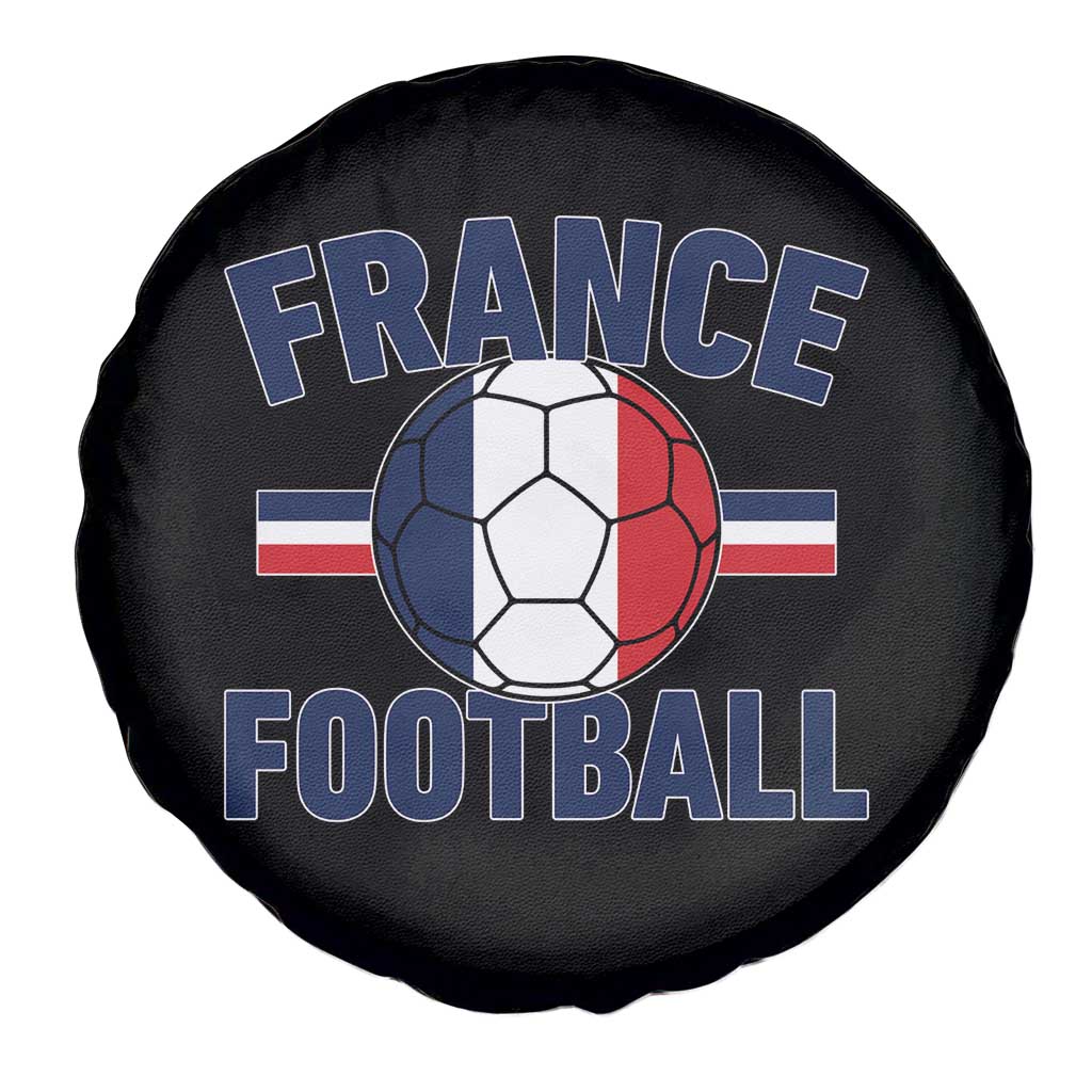 French Flag France Soccer Football Fan Spare Tire Cover TS14 Print Your Wear