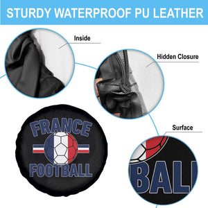 French Flag France Soccer Football Fan Spare Tire Cover TS14 Print Your Wear