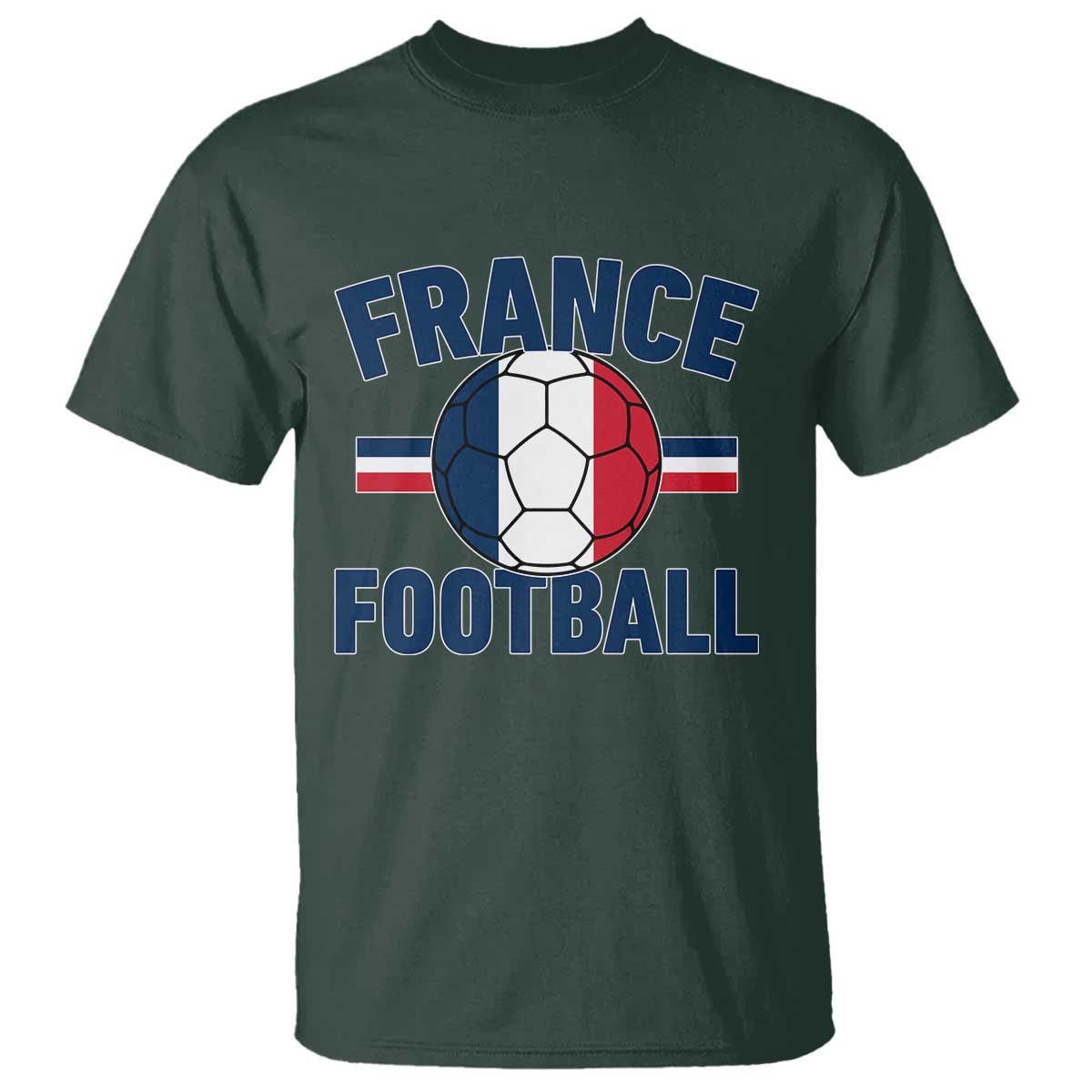 French Flag France Soccer Football Fan T Shirt TS14 Print Your Wear