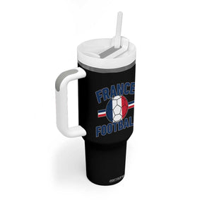 French Flag France Soccer Football Fan Tumbler With Handle TS14 Print Your Wear