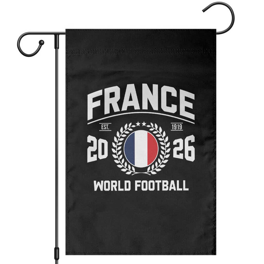 France Soccer Fan French Flag Patriotic Sports Garden Flag TS14 Black Print Your Wear