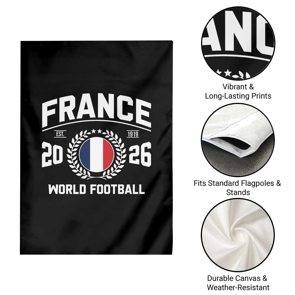 France Soccer Fan French Flag Patriotic Sports Garden Flag TS14 Print Your Wear