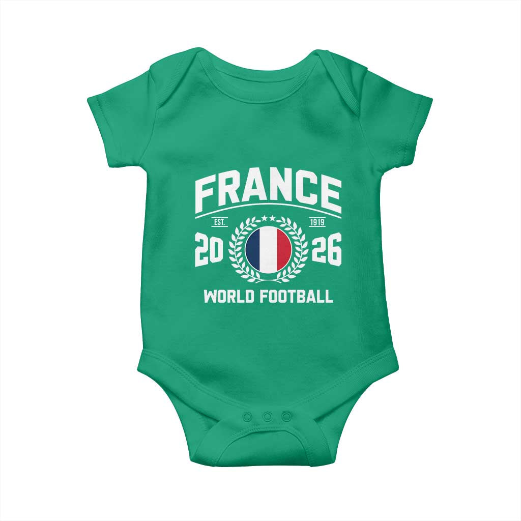 France Soccer Fan French Flag Patriotic Sports Baby Onesie TS14 Irish Green Print Your Wear