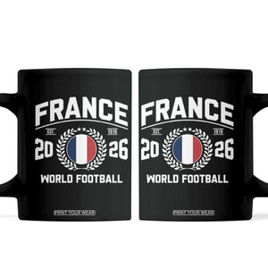 France Soccer Fan French Flag Patriotic Sports Coffee Mug TS14 Black Print Your Wear