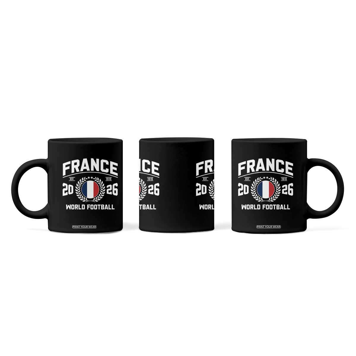 France Soccer Fan French Flag Patriotic Sports Coffee Mug TS14 Print Your Wear