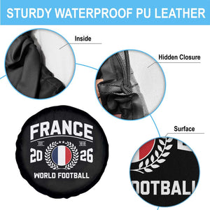France Soccer Fan French Flag Patriotic Sports Spare Tire Cover TS14 Print Your Wear