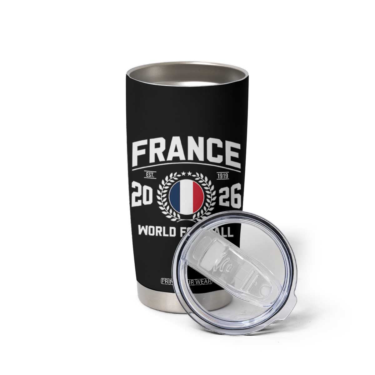 France Soccer Fan French Flag Patriotic Sports Tumbler Cup TS14 Print Your Wear