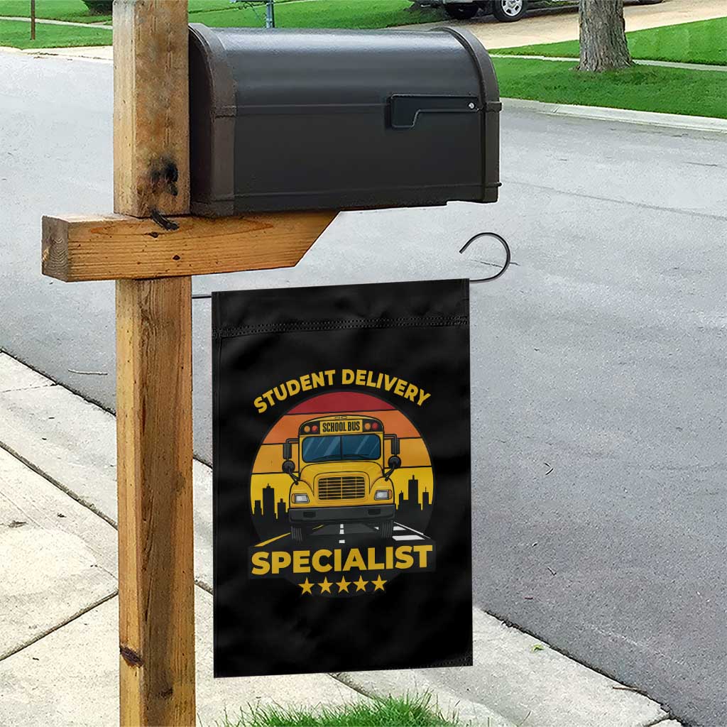 School Bus Driver Garden Flag Student Delivery Specialist TS14 Print Your Wear