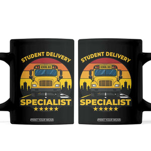 School Bus Driver Coffee Mug Student Delivery Specialist TS14 Black Print Your Wear