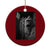 Funny Bigfoot Selfie Halloween Ceramic Ornament Sasquatch Ghost Haunted House TS14 1pc Red Print Your Wear