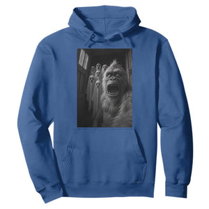 Funny Bigfoot Selfie Halloween Hoodie Sasquatch Ghost Haunted House TS14 Royal Blue Print Your Wear