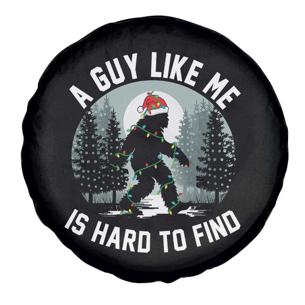 Funny Bigfoot Christmas Spare Tire Cover A Guy Like Me Is Hard To Find TS14 Print Your Wear